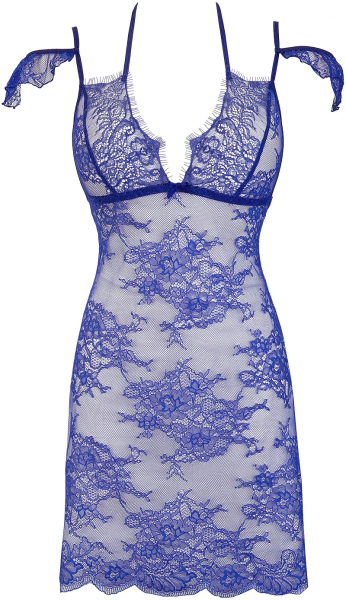 AXAMI 10137 Babydoll mit String S - XL blau V-9609