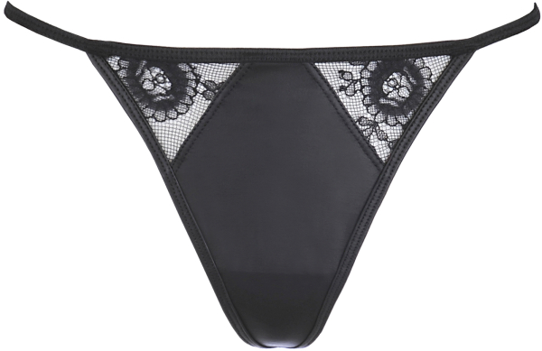 AXAMI 10250 Babydoll mit String S - XL schwarz V-9789