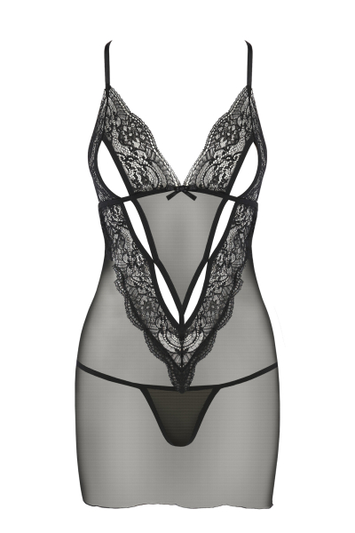AVANUA 10200 Negligee VENDI schwarz S/M, L/XL
