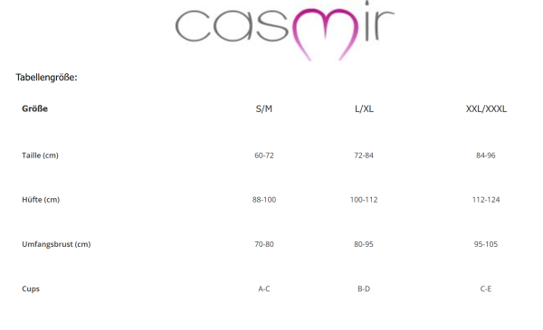 CASMIR 10201 Peignoir / Kimono INOE ecru S/M, L/XL, XXL/XXXL