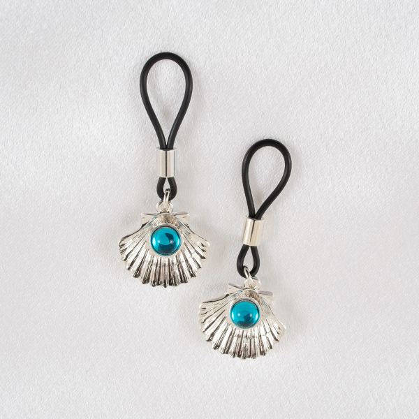 SYLVIE MONTHULE Brustschmuck MUSCHEL AS119 silber