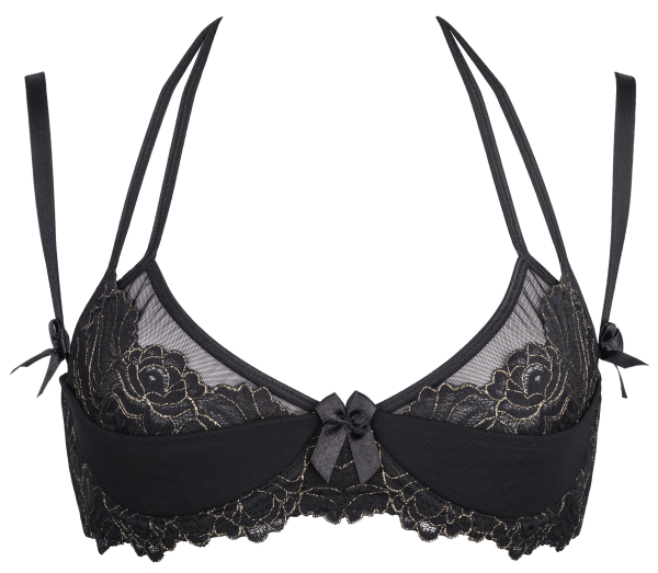 AXAMI Bügel BH 20007 schwarz Plus Size V-8711PS
