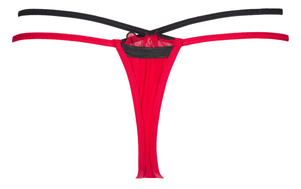 AXAMI String 20037 rot schwarz 2XL, 3XL, 4XL V-8778PS