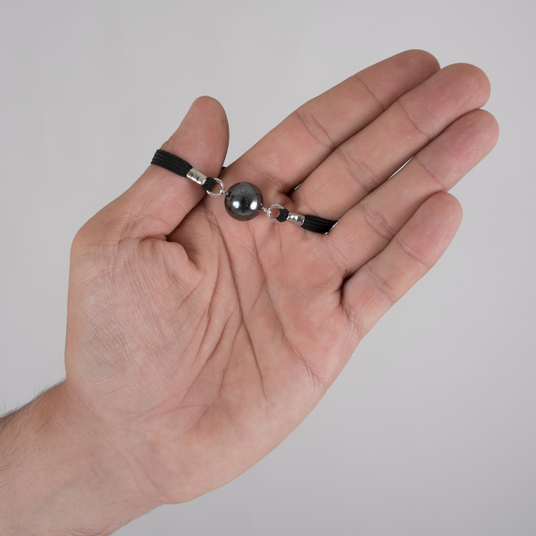 SYLVIE MONTHULE Körperschmuck für Herren BH183 KUGEL silber