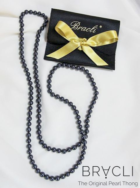 BRACLI Perlencollier ATAME in SCHWARZ 3030