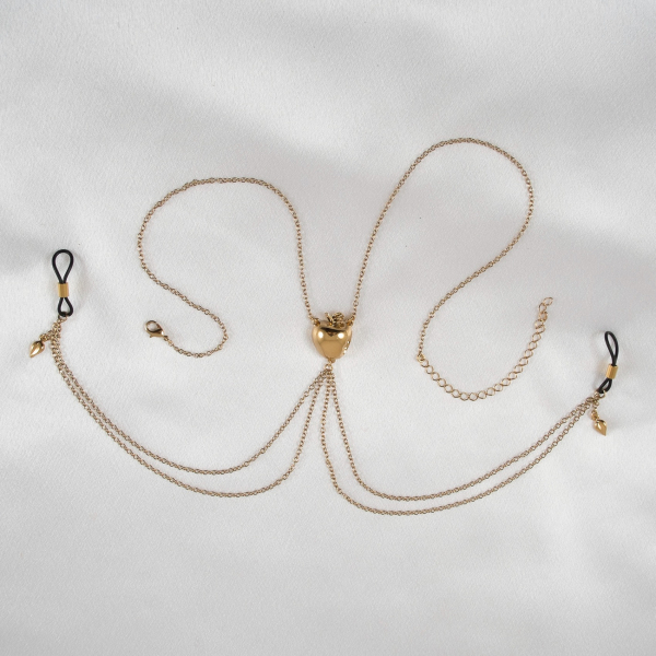 SYLVIE MONTHULE Brustschmuck APFEL COS108 gold