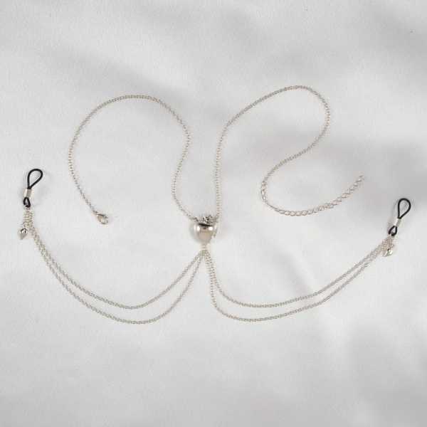SYLVIE MONTHULE Brustschmuck APFEL COS109 silber