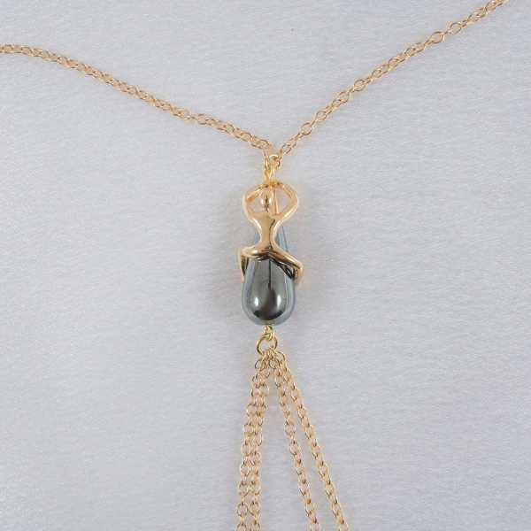 SYLVIE MONTHULE Brustschmuck Passion Secrete COS84 gold