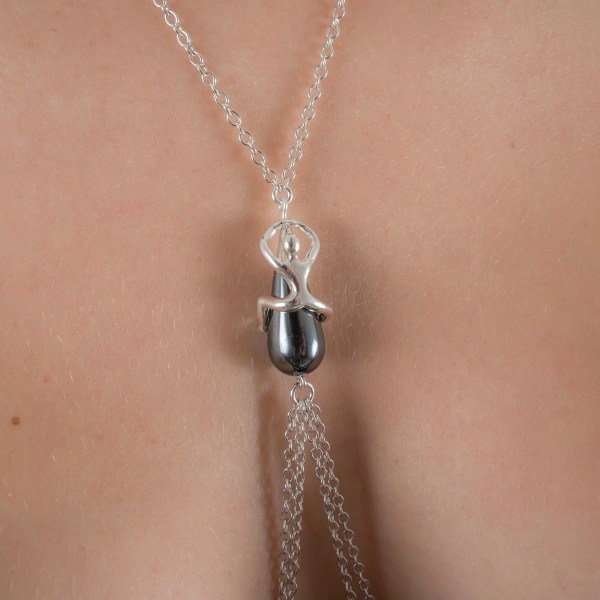 SYLVIE MONTHULE Brustschmuck Passion Secrete COS85 silber