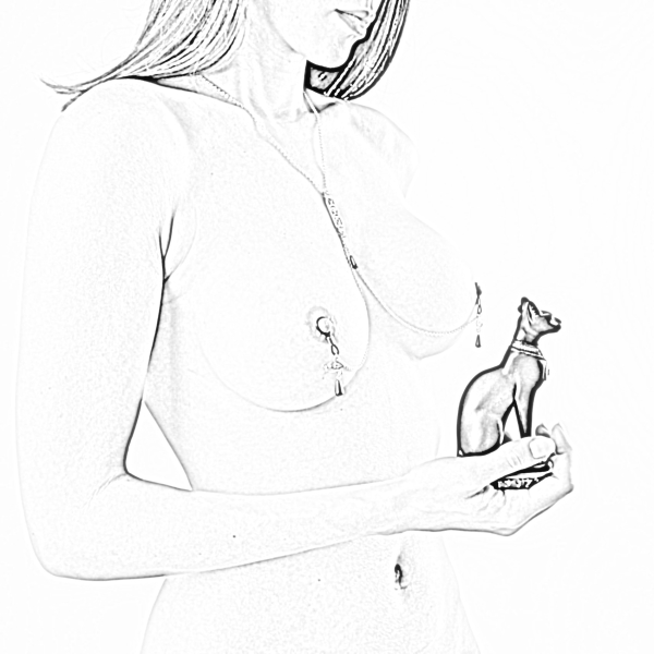 SYLVIE MONTHULE Halskette / Brustschmuck COS92 Secret Message