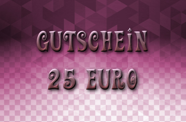 Geschenkgutschein 25 Euro