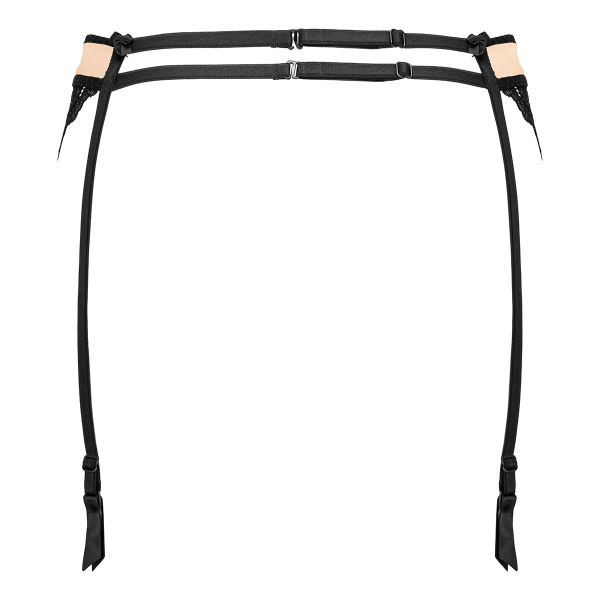 KOTEK Strapshalter / Strumpfhalter G001 schwarz beige S - XL
