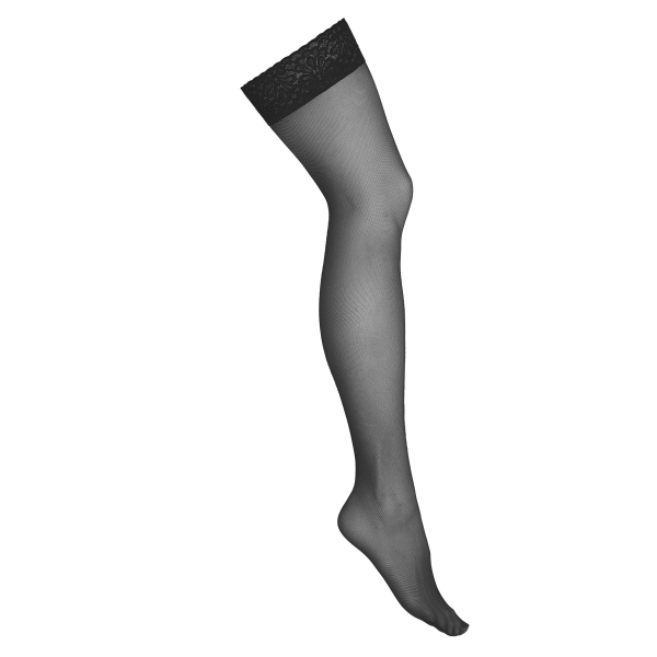 KOTEK Halterlose Strümpfe H007 schwarz S - XL