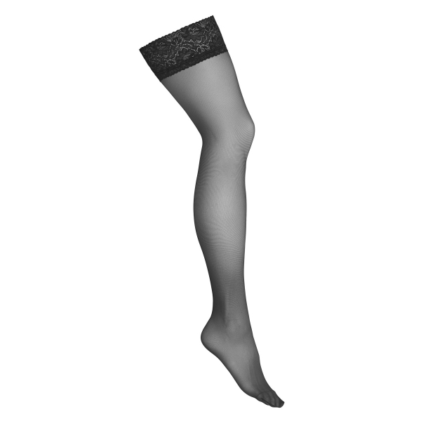 KOTEK Halterlose Strümpfe H009 schwarz S - XL