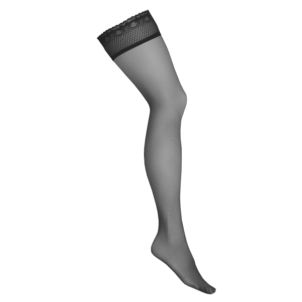 KOTEK Halterlose Strümpfe H015 schwarz S - XL 8den