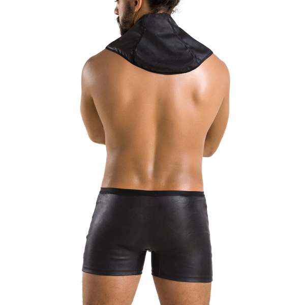 PASSION 051 Set Short / Pant und Kragen S-XXXL schwarz PM10032