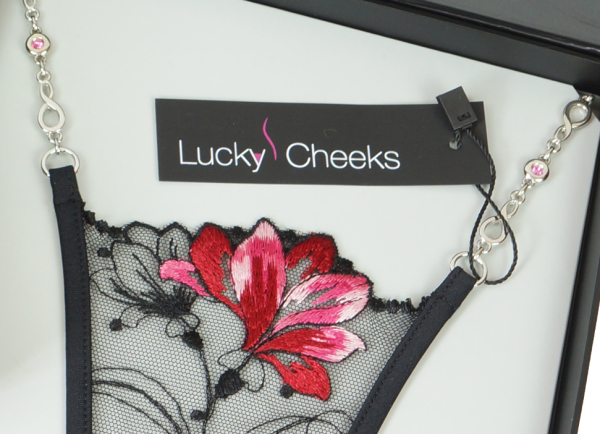 LUCKY CHEEKS Luxury String RED FLOWER - LC143RF