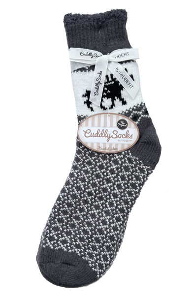 TAUBERT 732143-588 KUSCHELSOCKEN dick SKANDI 1 Paar anthra