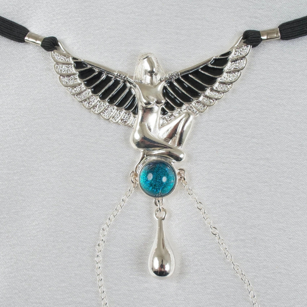 SYLVIE MONTHULE Schmuckstring ST185 "ISIS" Gr. S silber