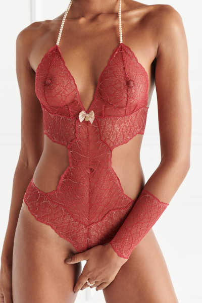BRACLI 2052 Perlenbody SYDNEY (zweireihig)  S, M, L in 4 Farben