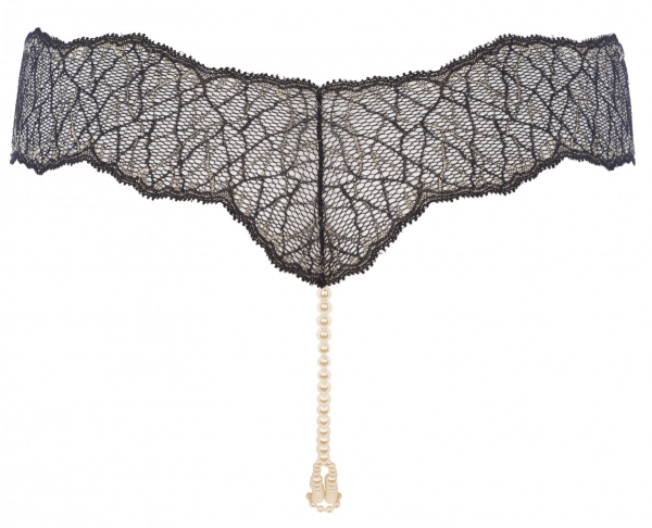 BRACLI 2042 Perlenstring SYDNEY (zweireihig) Plus (XL) schwarz