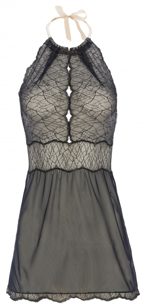 BRACLI 2020 Perlen Negligee SYDNEY  S, M, L in schwarz