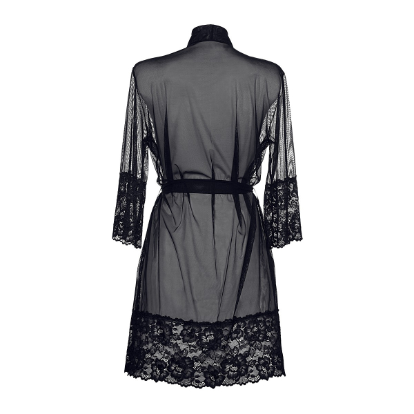 AXAMI V-8840 Peignoir / Kimono schwarz One Size