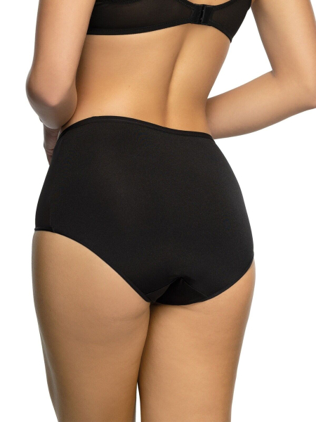 VIANIA 232100 VANESSA Taillen Slip mit Netz 38-48, schwarz 900