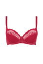 LISCA 85C SONDERPREIS 020226 EVELYN Bügel BH mit Spitze rot A1