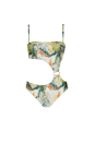 LISCA 40B Sonderpreis 043501 INDONESIA Badeanzug / Monokini olive green OZ