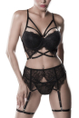 GREY VELVET 15316 Set BH, String & Strapsgürtel S - XL