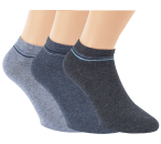 3 Paar RS. Harmony 31077 Sneaker jeanstöne Übergröße XL 47-50