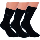 3 Paar RS. Harmony 32155 Herrenstrumpf "BLACK DESIGN" 39-42, 43-46