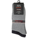 2 Paar RS. Harmony 32769 Herren Thermostrumpf, silber 39-42, 43-46