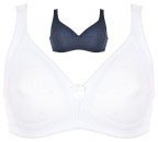 NATURANA 5157 Soft BH 80 - 105, B - D weiß dark blue