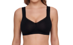SUSA 85C Sonderpreis Soft-BH 7758 gemoldet ohne Bügel ORGANIC COTTON schwarz 004